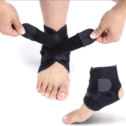 1 Pièce Enveloppe De Compression De Cheville Réglable Pour Le Sport, La Course